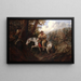 Life at the American Border - Arthur Fitzwilliam Tait — framed artwork on a wall