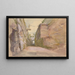 découpe sur le chemin de fer de Manchester et Liverpool - Arthur Fitzwilliam Tait — framed artwork on a wall