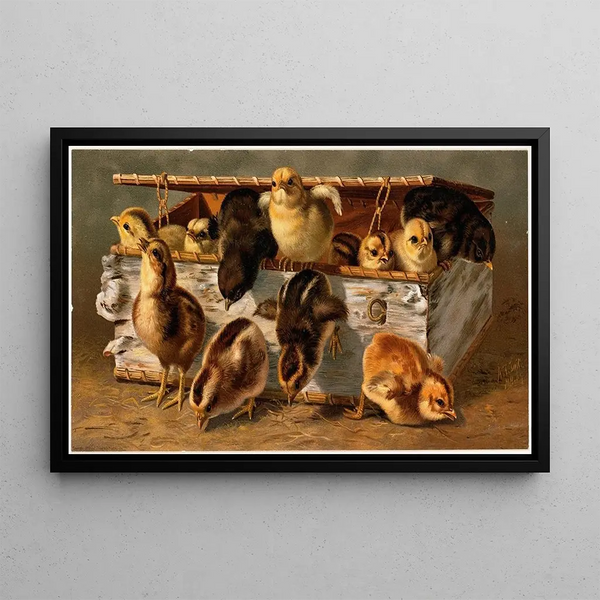 Course vers la liberté - Arthur Fitzwilliam Tait — framed artwork on a wall