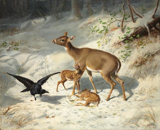 Sollicitude maternelle - Arthur Fitzwilliam Tait — artwork view