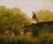 Rabbits on a log - Arthur Fitzwilliam Tait — artwork view