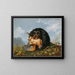 Epagneul and woodcock - Arthur Fitzwilliam Tait — framed artwork on a wall