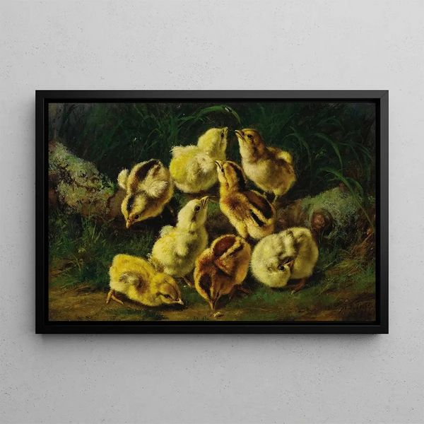 Spring Animals Painting - Arthur Fitzwilliam Tait — framed artwork on a wall