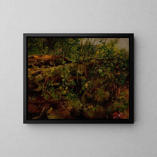 Study from Nature - Arthur Fitzwilliam Tait — framed artwork on a wall
