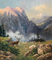 Un Eight-Pointer dans les montagnes - Arthur Graf Polzer-Hoditz — artwork view