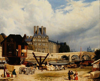 Les Tuileries et le Pont Royal - Arthur Henry Roberts — artwork view