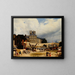 Les Tuileries et le Pont Royal - Arthur Henry Roberts — framed artwork on a wall
