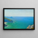 Gurnard's Head depuis le côté de St Ives - Arthur Hughes — framed artwork on a wall
