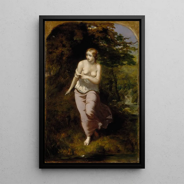 Reproduction of the painting Musidora se baignant - Arthur Hughes