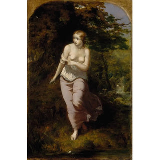 Reproduction of the painting Musidora se baignant - Arthur Hughes