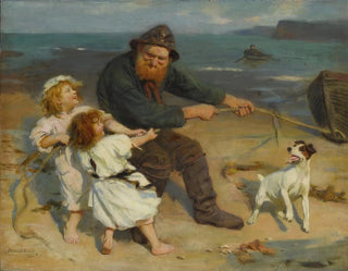 A port scene - Arthur John Elsley — artwork view