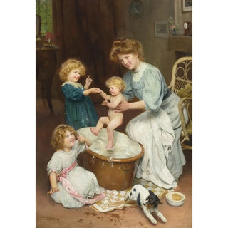 Arthur John Elsley - Babys Bath Time.webp