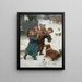 Tiens-toi bien - Arthur John Elsley — framed artwork on a wall