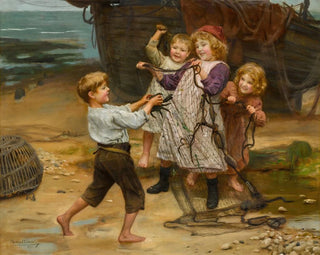 The taking of the day - Arthur John Elsley — artwork view