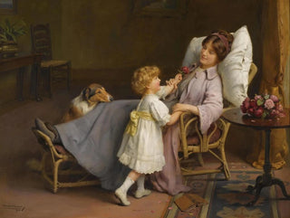 Well on the way to recovery - Arthur John Elsley — artwork view