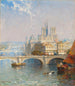 Paris with Notre Dame - Arthur Joseph Meadows — artwork view