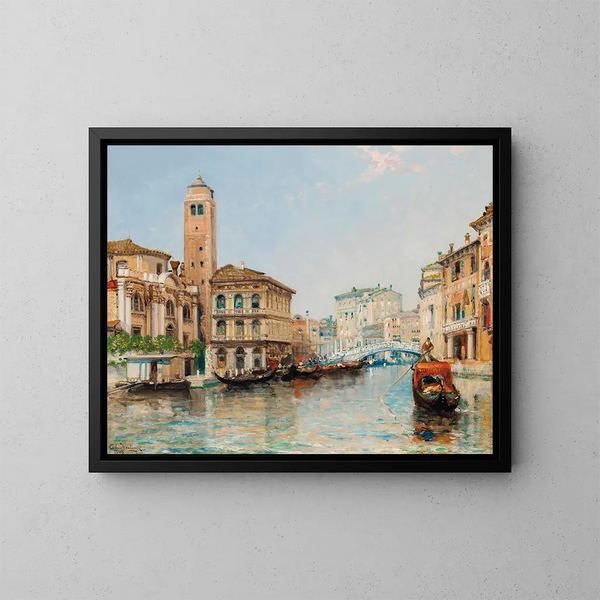 Venice - Arthur Joseph Meadows — framed artwork on a wall
