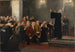 Black Volunteers' Blessing at Lützow in the Church of Rogau near Zobten in Silesia in 1813 - Arthur Kampf — artwork view