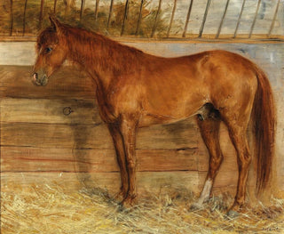 A fox in a stable - Arthur Kurtz — artwork view