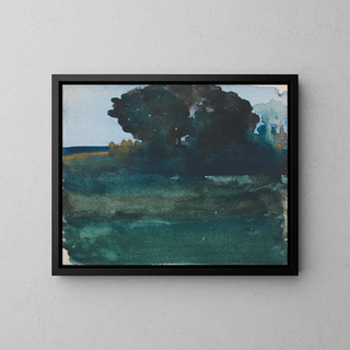 Cornfield Painting - Arthur Melville — framed artwork on a wall