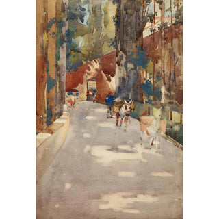 The port of Cano - Arthur Melville — artwork view