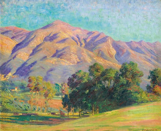 California landscape painting - Arthur Merton Hazard — artwork view