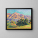 California landscape painting - Arthur Merton Hazard — framed artwork on a wall