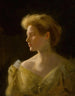 Woman in Yellow Dress - Arthur Merton Hazard — artwork view