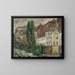 Le Hofberg à Bruxelles - Arthur Navez — framed artwork on a wall
