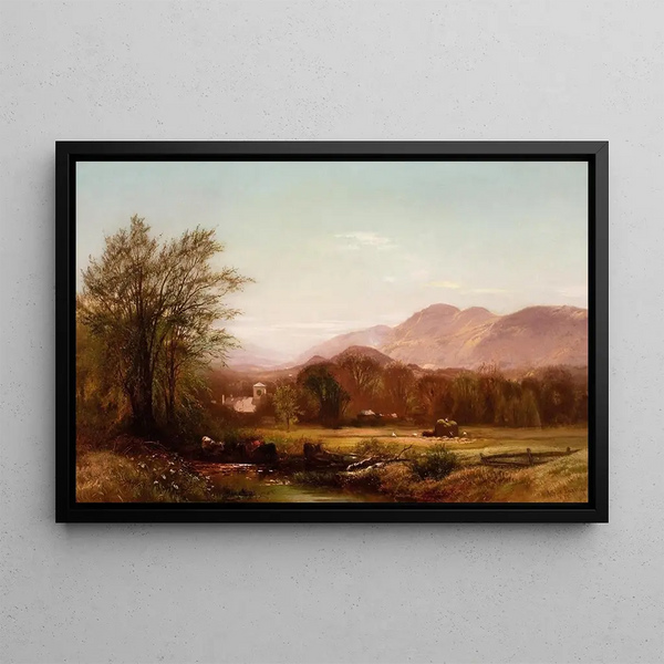 Berkshire Landscape Painting - Arthur Parton — framed artwork on a wall