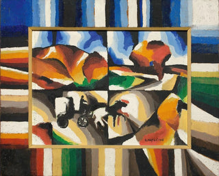 Horse pulling - Arthur Segal — artwork view
