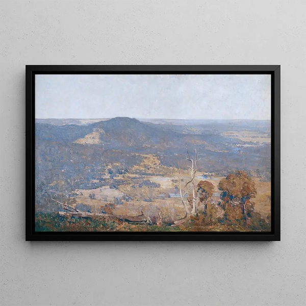 Australia Felix - Arthur Streeton — framed artwork on a wall