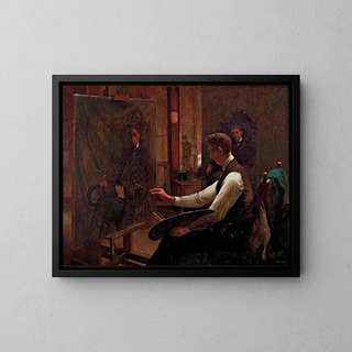 In the workshop - Arthur Timótheo da Costa — framed artwork on a wall