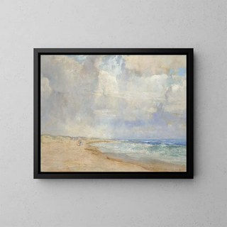 After the Storm in Amagansett - Arthur Turnbull Hill — framed artwork on a wall