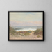 Beach Grass and Waves Painting - Arthur Turnbull Hill — framed artwork on a wall