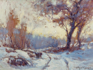 Winter Landscape Painting - Arthur Vidal Diehl — artwork view