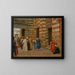 Arrival at the mosque - Arthur von Ferraris — framed artwork on a wall