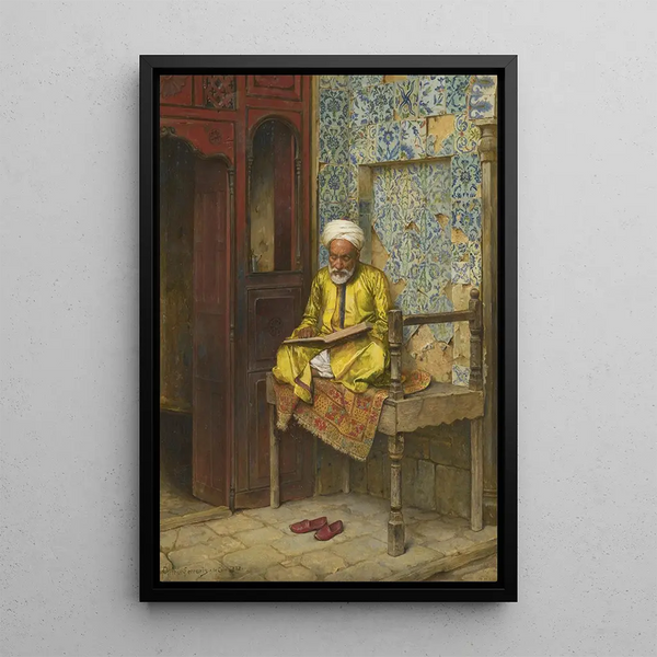 Reproduction of the painting The Man of Knowledge from Cairo - Arthur von Ferraris