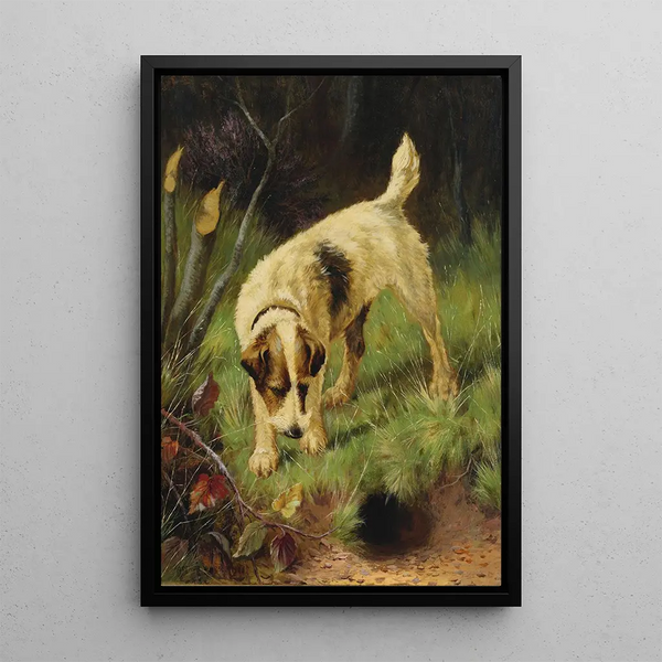 Reproduction of the painting Terrier - Arthur Wardle