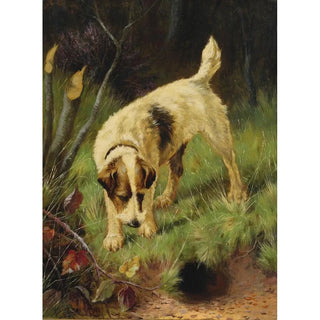 Reproduction of the painting Terrier - Arthur Wardle