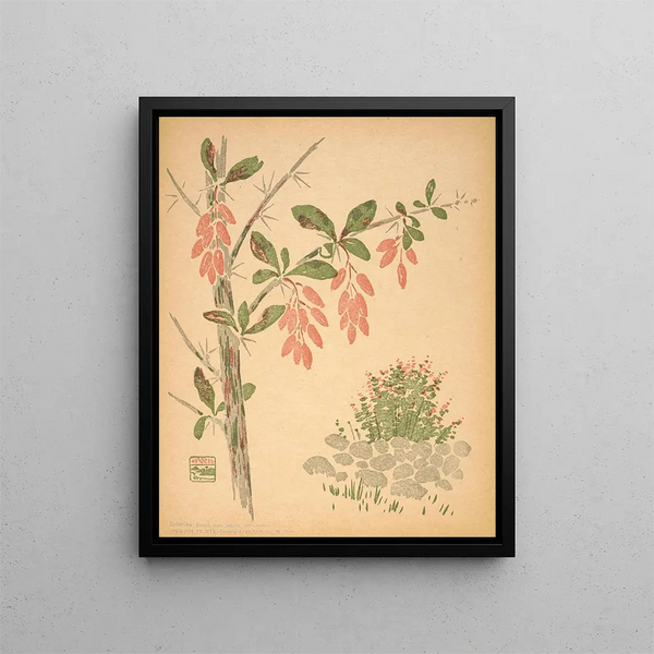 Berries - Arthur Wesley Dow — framed artwork on a wall