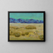 Desert scene with mountains - Arthur Wesley Dow — framed artwork on a wall