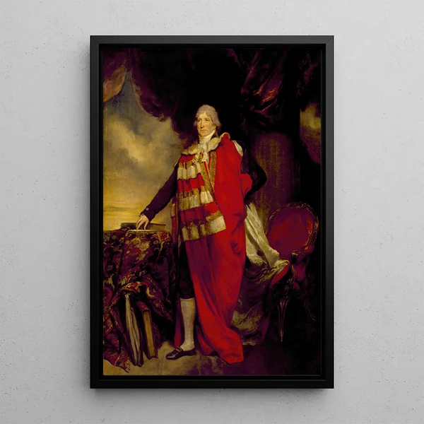 James Duff - Arthur William Devis — framed artwork on a wall