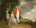 The Honorable William Monson and his wife Ann Debonnaire - Arthur William Devis — artwork view