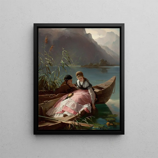 Rendez-vous - Arthur von Ramberg — framed artwork on a wall