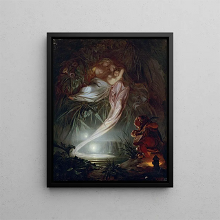 Serenade - Arthur von Ramberg — framed artwork on a wall