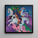 Horse-mounted Artillerymen - Ernst Ludwig Kirchner — framed artwork on a wall