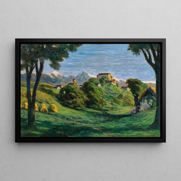 Schenna - Artur Nikodem — framed artwork on a wall