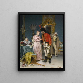 The Engagements - Arturo Ricci — framed artwork on a wall