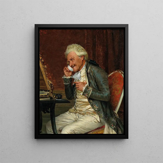 La houppette - Arturo Ricci — framed artwork on a wall